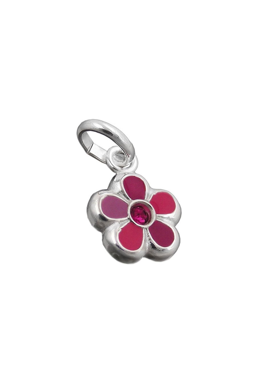 PENDANT FOR CHILDREN PINK FLOWER SILVER 925
