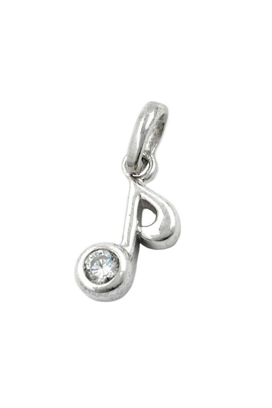 PENDANT QUAVER NOTE SILVER 925