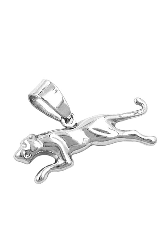 PENDANT WILDCAT RHODIUM PLATED SILVER 925