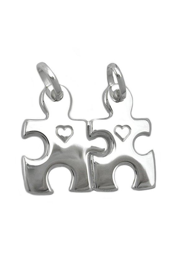 PENDANTS FRIENDSHIP PUZZLE-HEART 925