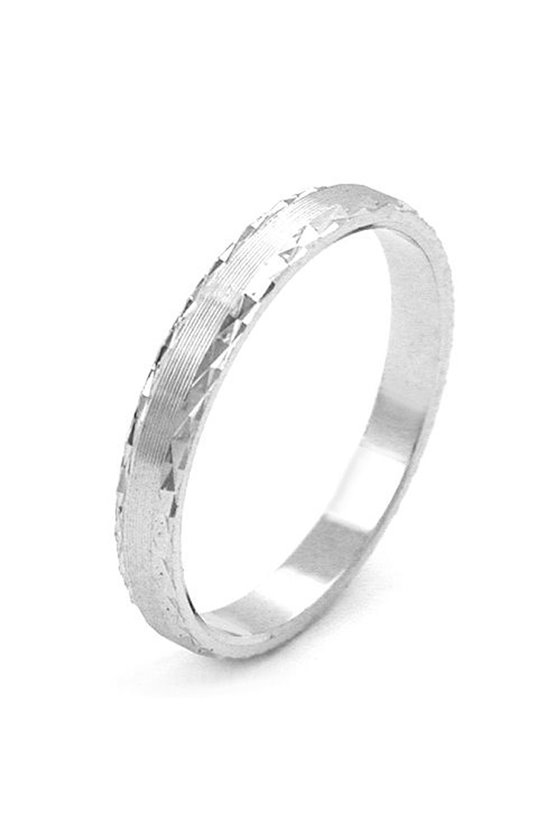RING BORDER WITH DIAMOND CUT 925