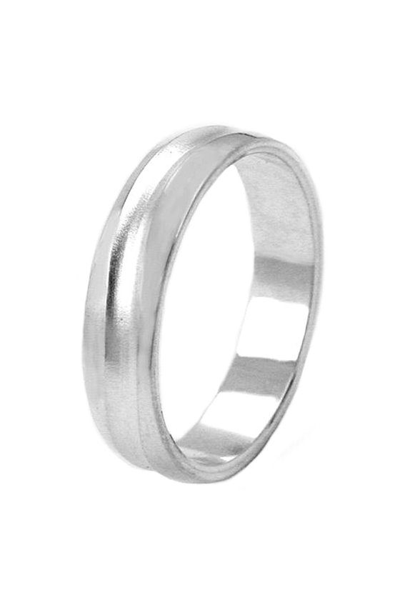 RING CENTERED WAVY CUT SILVER 925