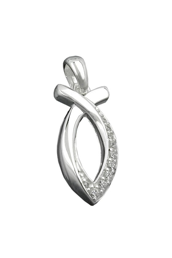 PENDANT JESUS-SIGN FISH SILVER 925