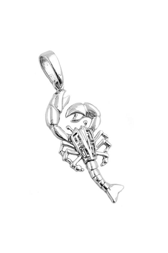 PENDANT CANCER RHODIUM PLATED SILVER 925