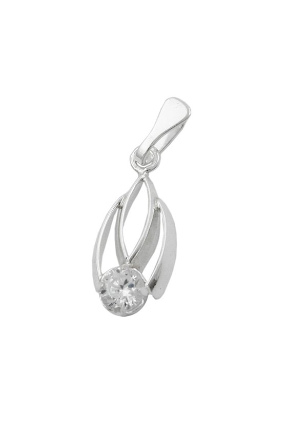 PENDANT WHITE ZIRCONIA SILVER 925