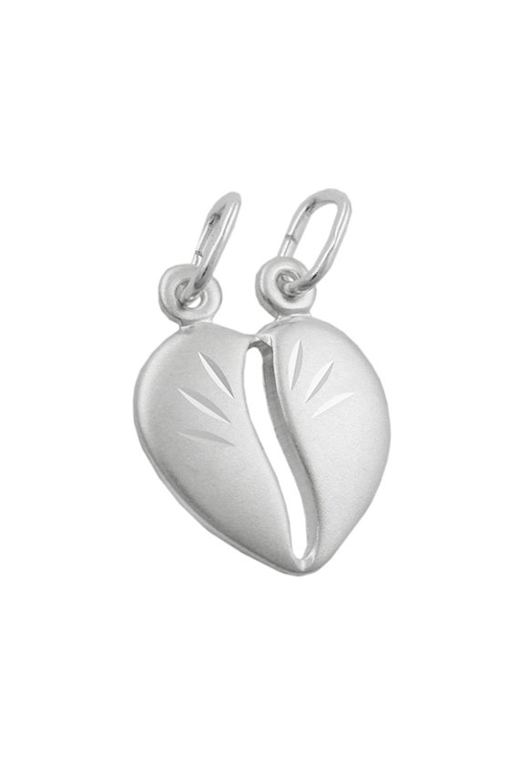 FRIENDSHIP PENDANT SEPARABLE HEART SILVER 925