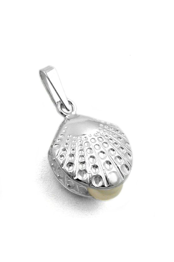 PENDANT FRESHWATER PEARL & SHELL SILVER 925