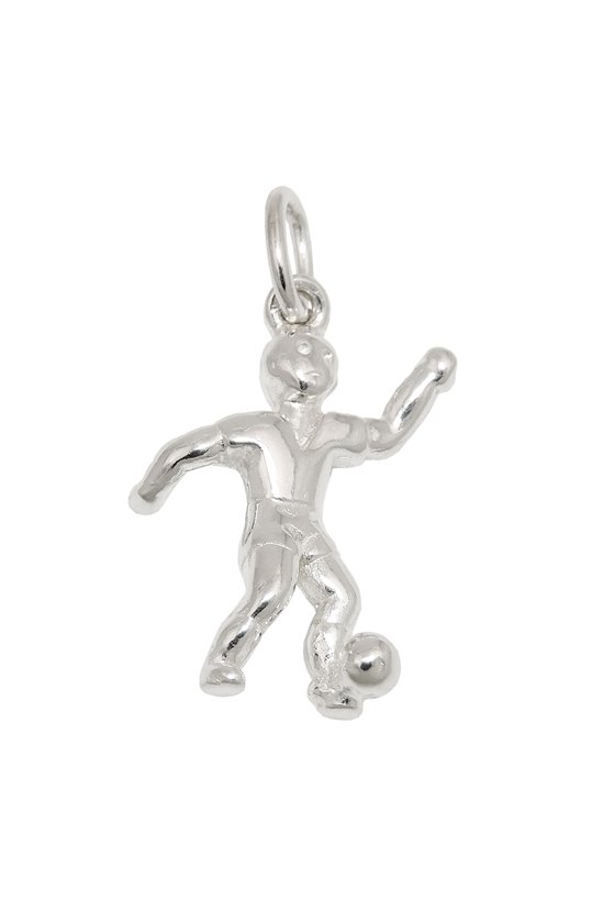 PENDANT FOOTBALL PLAYER SILVER 925