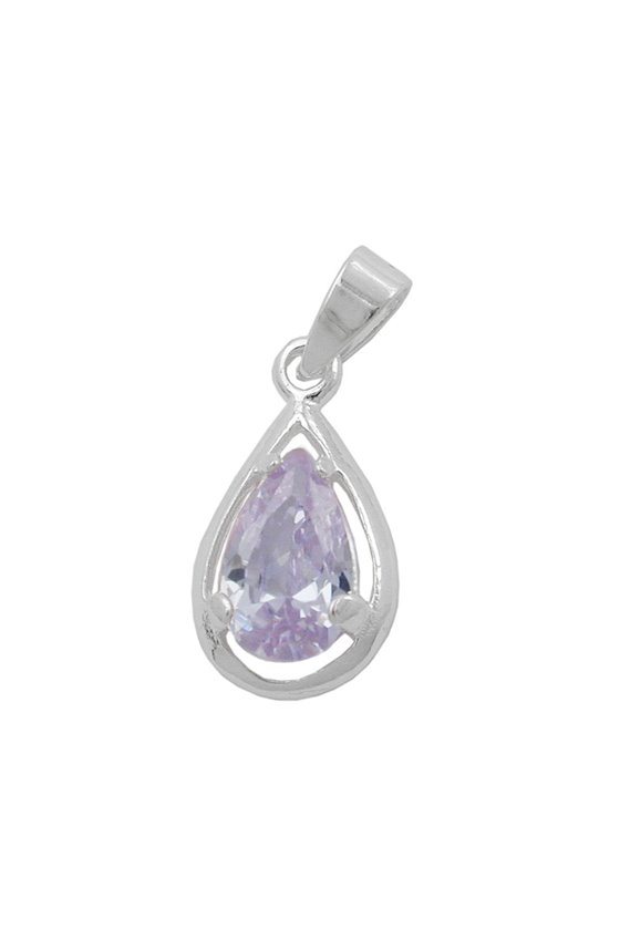 PENDANT ZIRCONIA VIOLET/ LAVENDEL SILVER 925