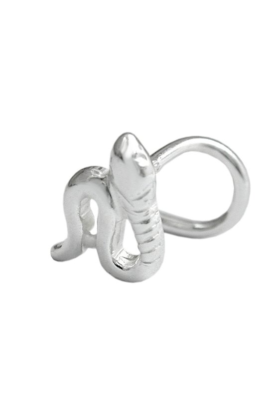 NOSE SCREW SNAKE SILVER 925