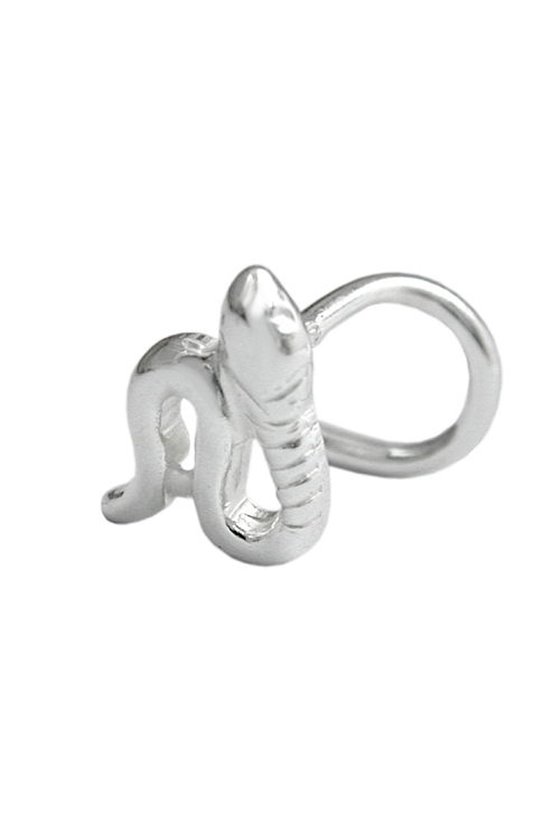 NOSE SCREW SNAKE SILVER 925