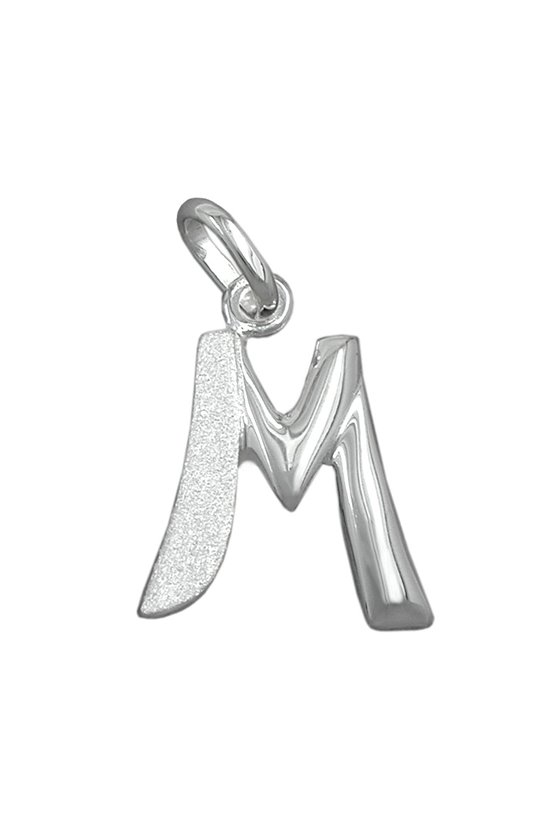 PENDANT INITIAL M SILVER 925