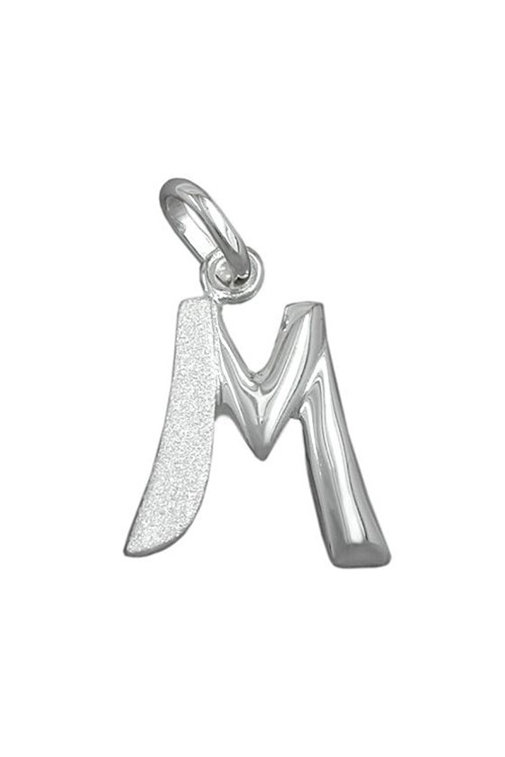 PENDANT INITIAL M SILVER 925