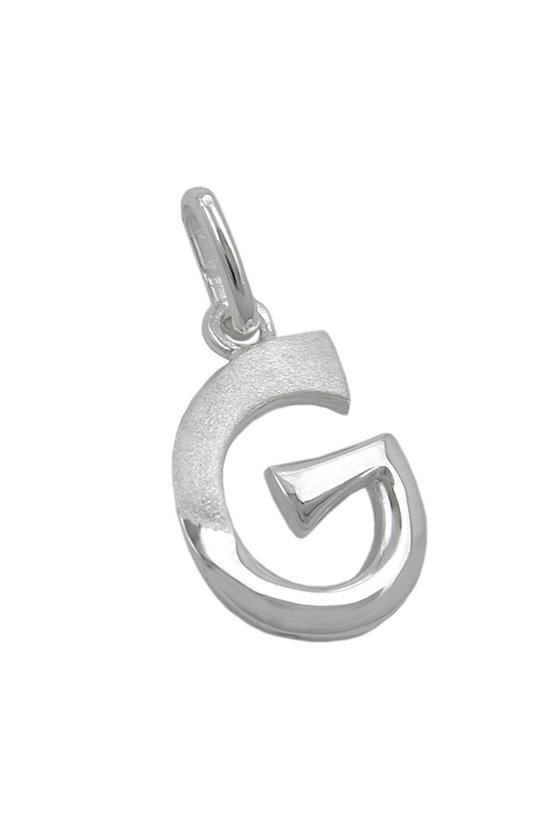 PENDANT INITIAL G SILVER 925