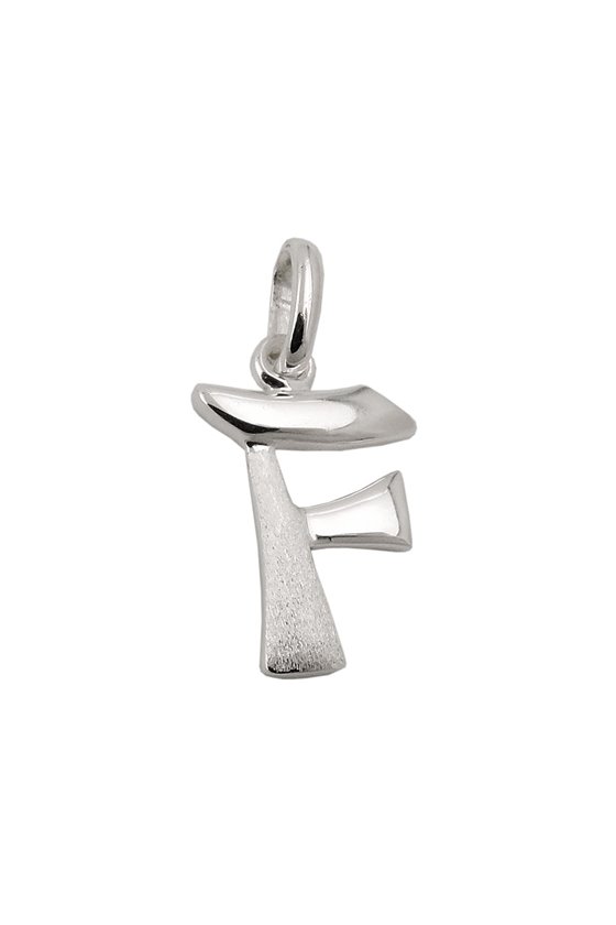 PENDANT INITIAL F SILVER 925