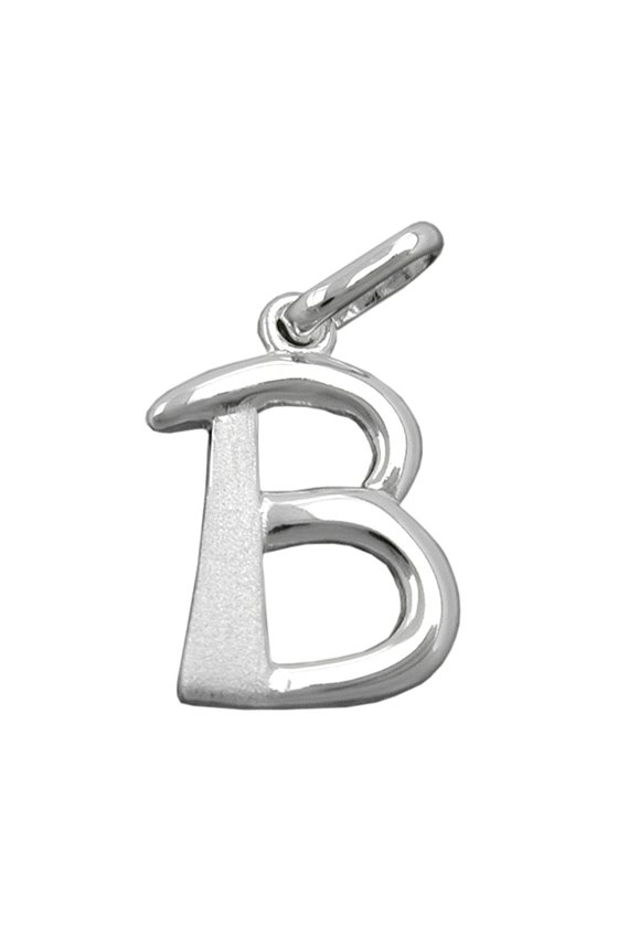 PENDANT INITIAL B SILVER 925