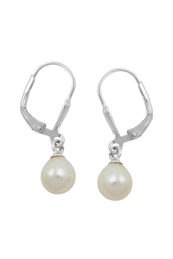 LEVERBACK EARRINGS FRESWATER PEARL SILVER 925