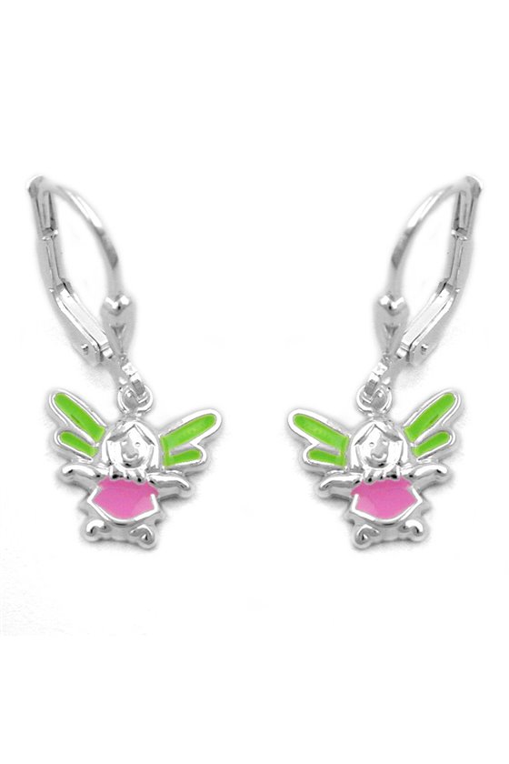 EARRING LEVERBACK FAIRY SILVER 925