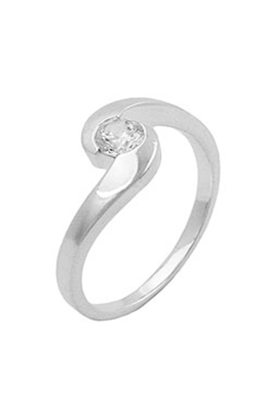 RING ROUND ZIRCONIA SILVER 925