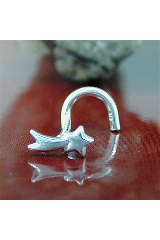 NOSE SCREW SHOOTING STAR SILVER 925