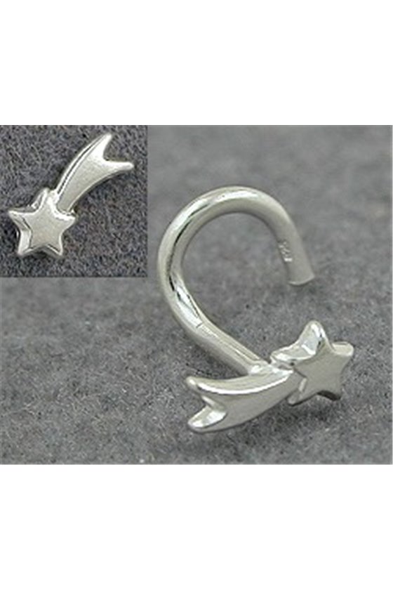 NOSE SCREW SHOOTING STAR SILVER 925