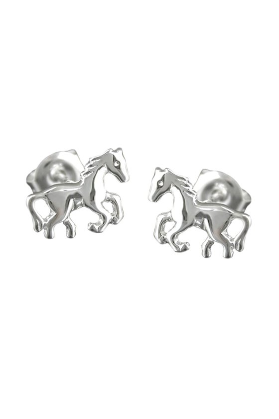 EARSTUD SHINY HORSE SILVER 925