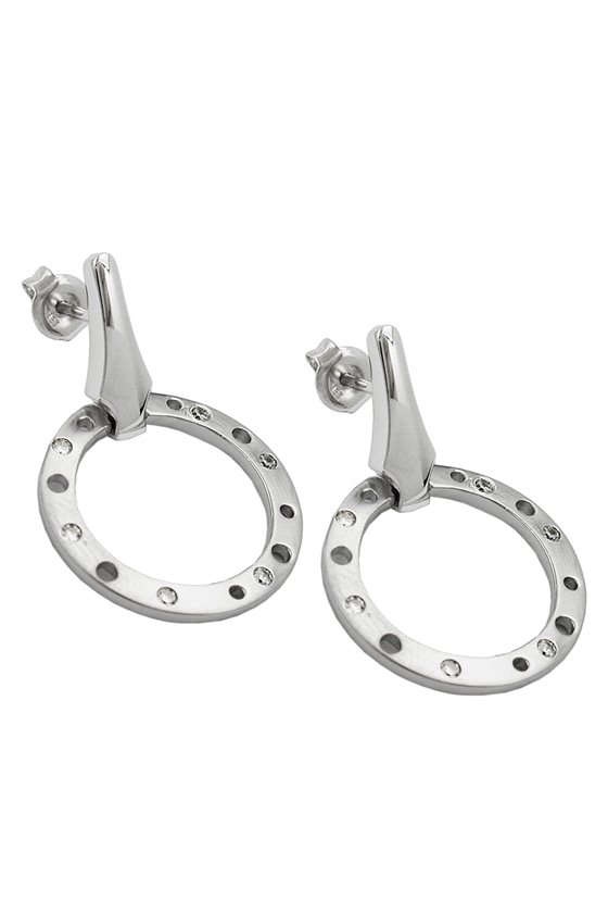 EARRINGS CUBIC ZIRCONIA SILVER 925
