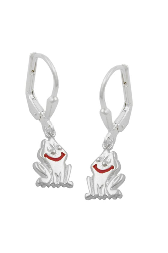 LEVERBACK EARRINGS FROG SILVER 925