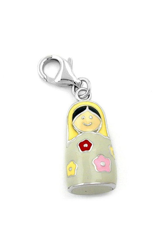 PENDANT CHARM RUSSIAN DOLL SILVER 925