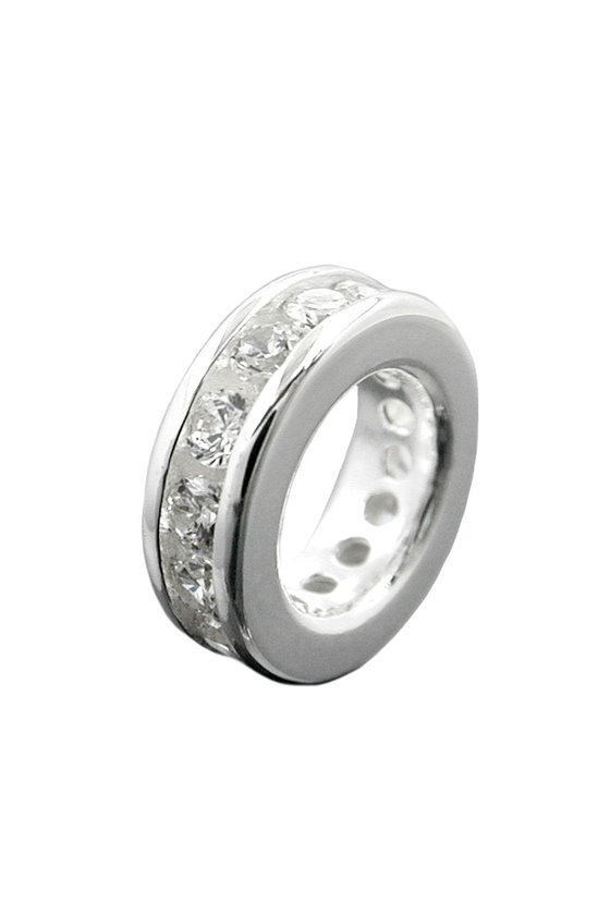 PENDANT BAPTISM RING CZ SILVER 925