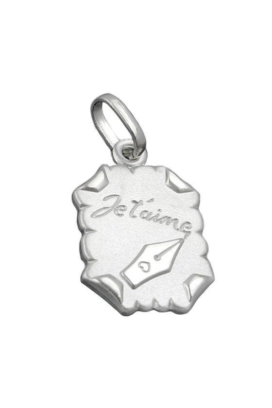 PENDANT LETTER - JE T'AIME - SILVER 925