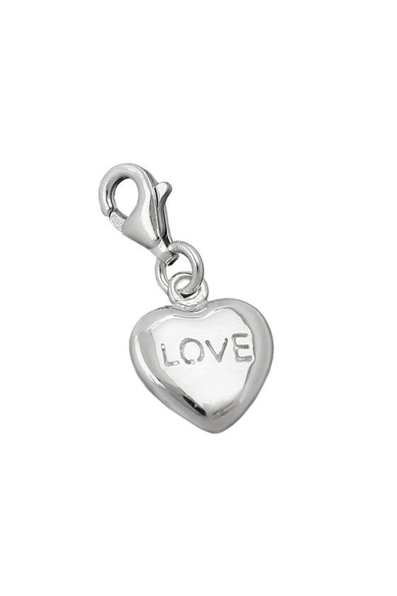 PENDANT CHARM HEART SILVER 925