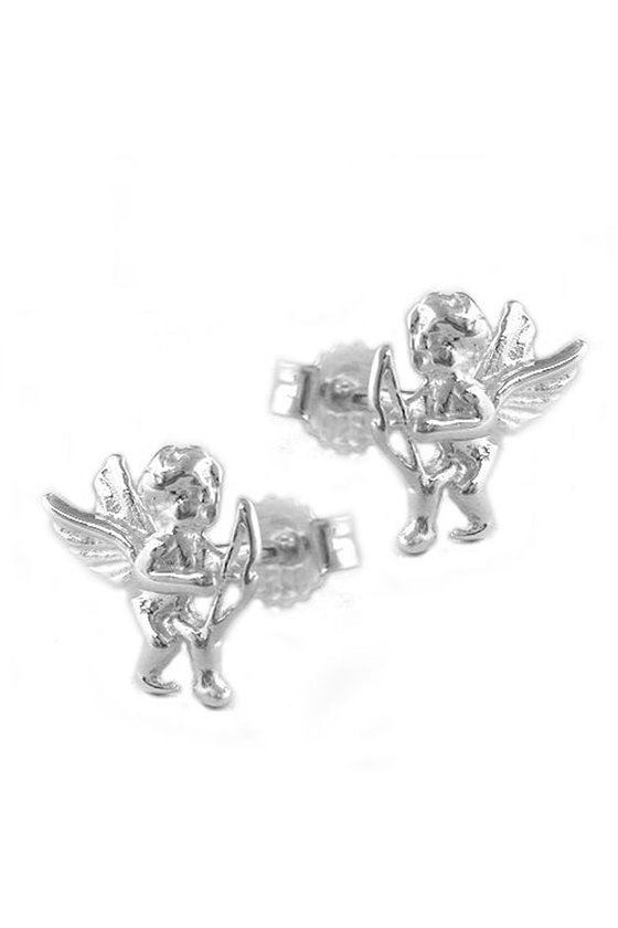 EARRING STUD ANGEL SILVER 925