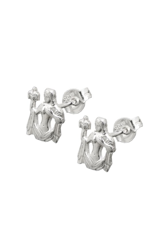 ZODIAC EARRINGS VIRGO SILVER 925