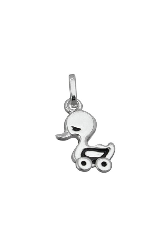 PENDANT TOY DUCK SILVER 925