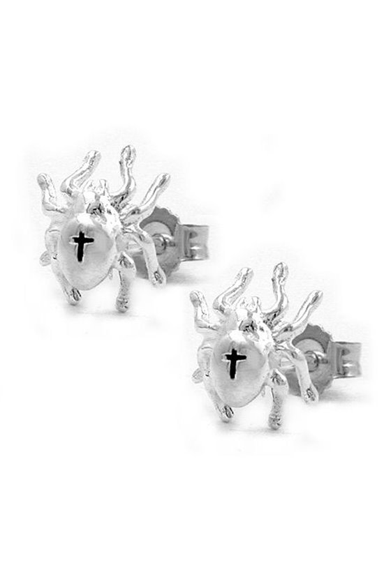 EARRINGS SPIDER SILVER 925