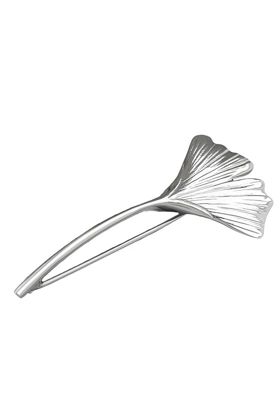 BROOCH GINKGO LEAF SILVER 925