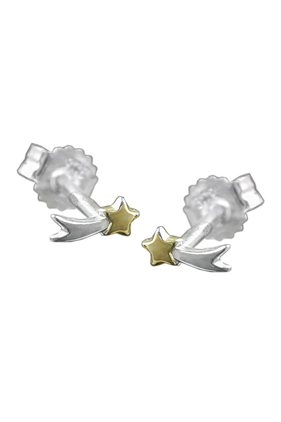 STUD EARRINGS SHOOTING STAR SILVER 925