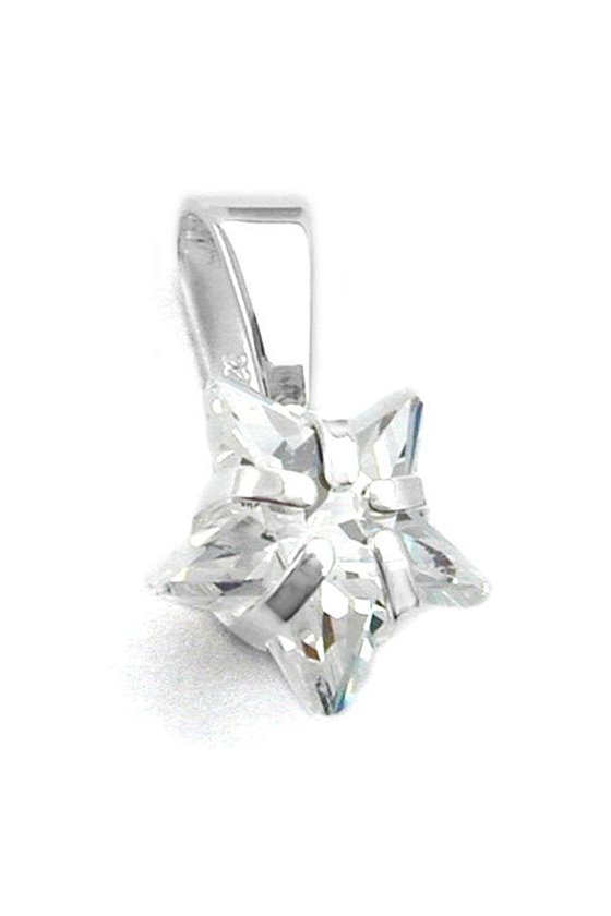 PENDANT STAR ZIRCONIA SILVER 925