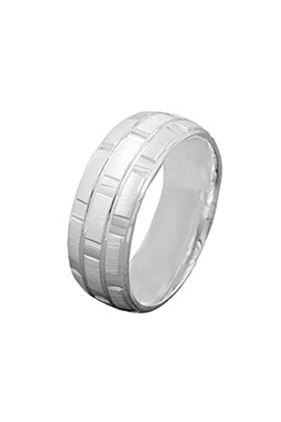 RING MATT AND SHINY SILVER 925