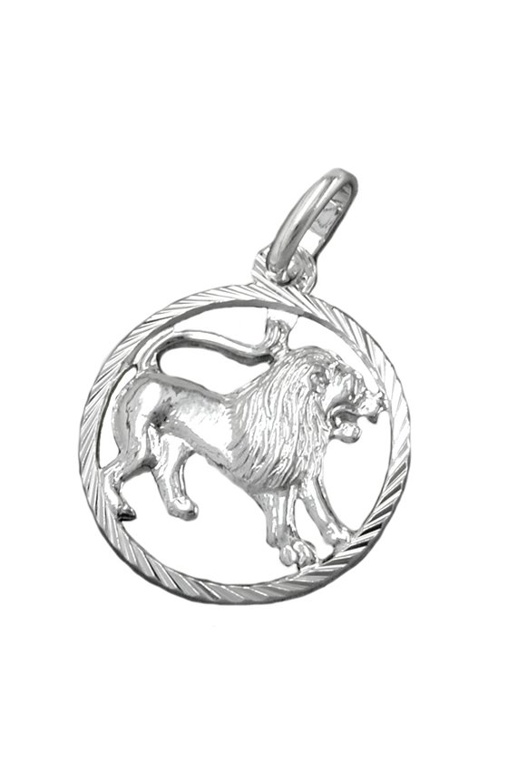 ZODIAC PENDANT LION SILVER 925
