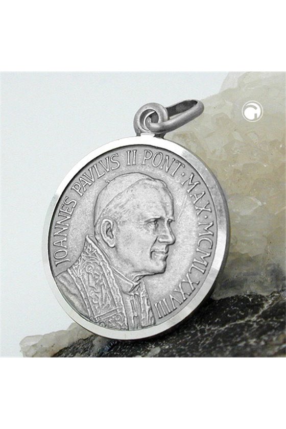 PENDANT POPE JOHN PAUL II SILVER 925