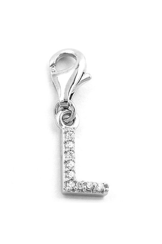 PENDANT CHARM LETTER L SILVER 925