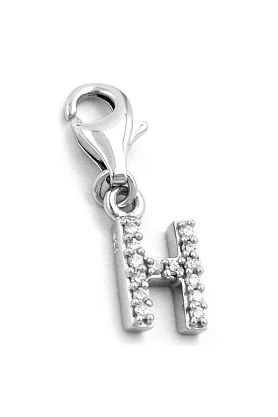 PENDANT CHARM LETTER H SILVER 925