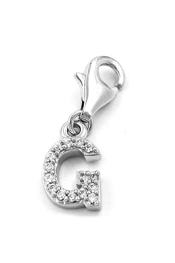 PENDANT CHARM LETTER G SILVER 925