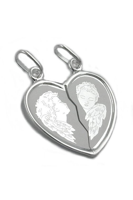 FRIENDSHIP PENDANTS BOY-GIRL SILVER 925