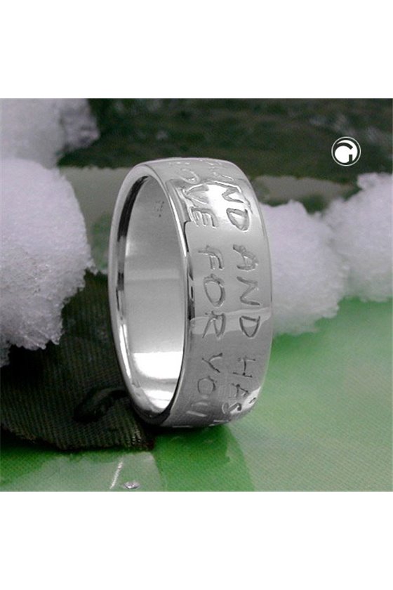 RING 'LOVE HAS NO END' SILVER 925