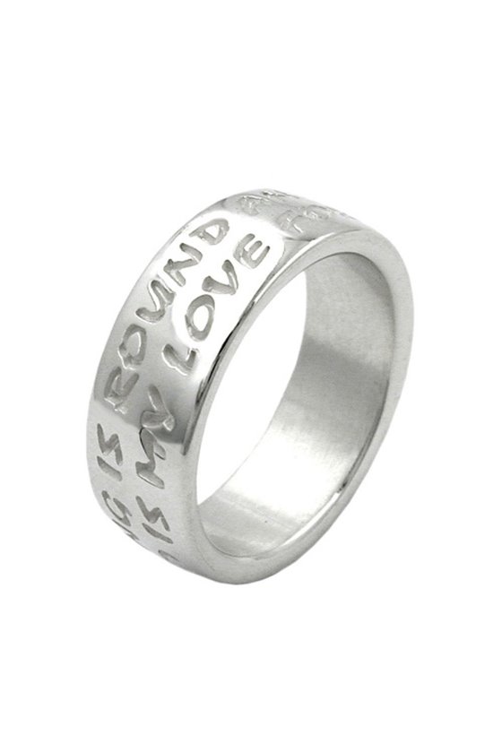 RING 'LOVE HAS NO END' SILVER 925
