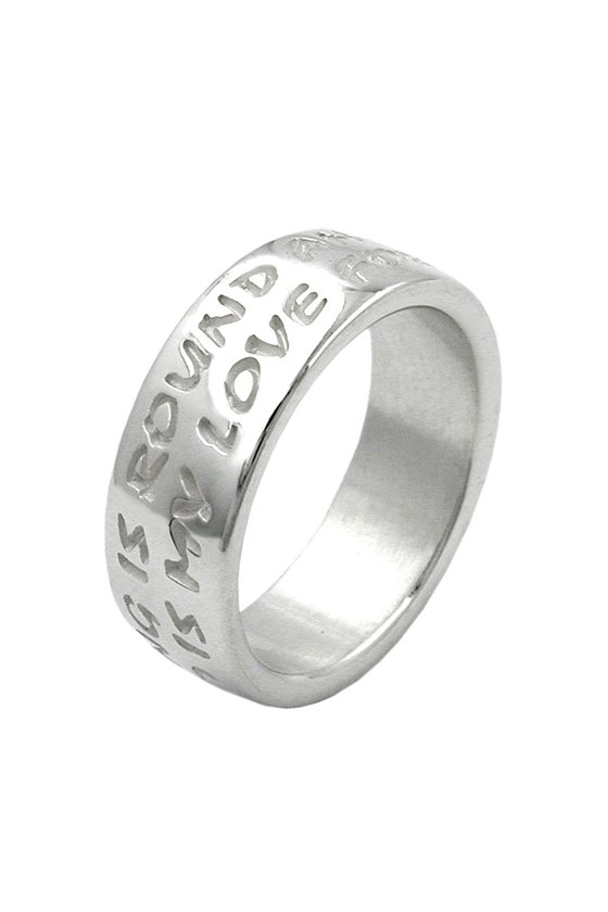 RING 'LOVE HAS NO END' SILVER 925