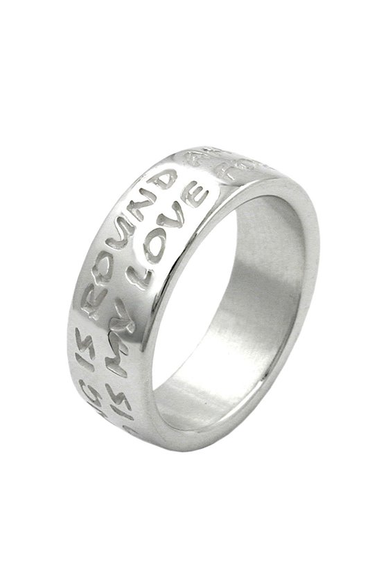 RING 'LOVE HAS NO END' SILVER 925